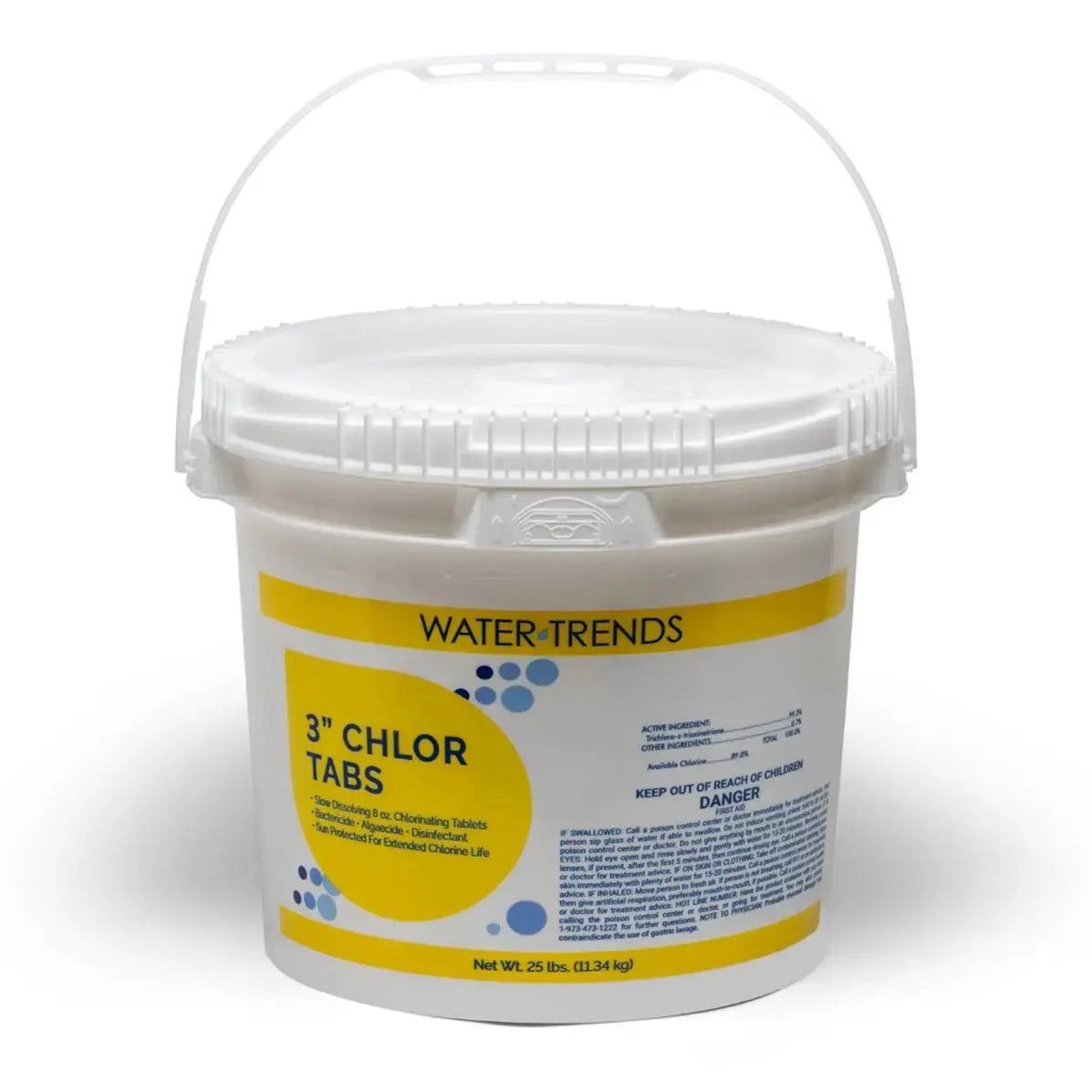 25 lbs. Of WATER TRENDS 3" Chlor Tabs - WaterTrendsStore - 503