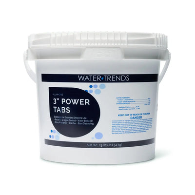 25 lbs. Of WATER TRENDS 6 - in - 1 - 3" Power Tabs - WaterTrendsStore - 575
