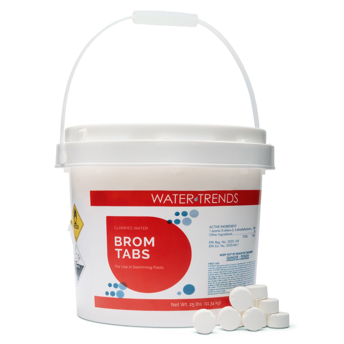 25LB Of WATER TRENDS Bromine Tabs - WaterTrendsStore - 524