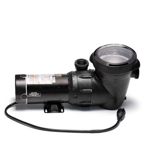 2HP 2 Speed Swimpro Pump W/ Twist Lock Cord, On/Off Switch, & Extended 2 Year Warranty - WaterTrendsStore - 9907