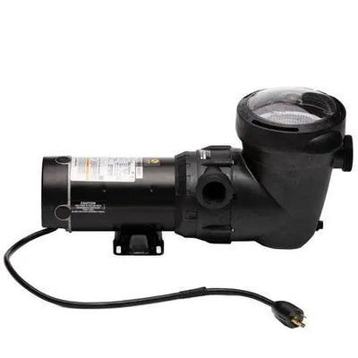 2HP 2 Speed Swimpro Pump W/ Twist Lock Cord, On/Off Switch, & Extended 2 Year Warranty - WaterTrendsStore - 9907