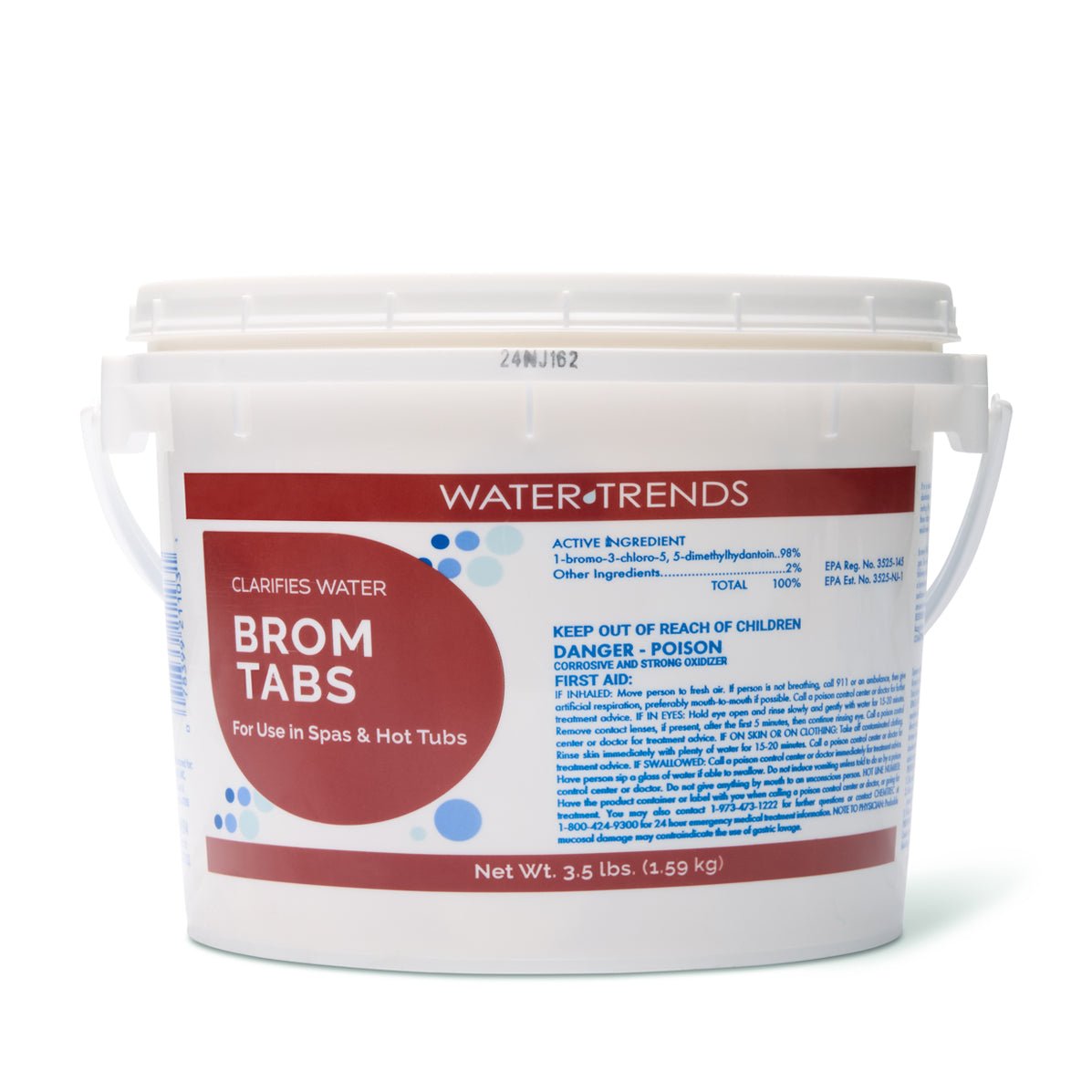 3.5 lbs. Of WATER TRENDS Bromine Tabs - WaterTrendsStore - 594