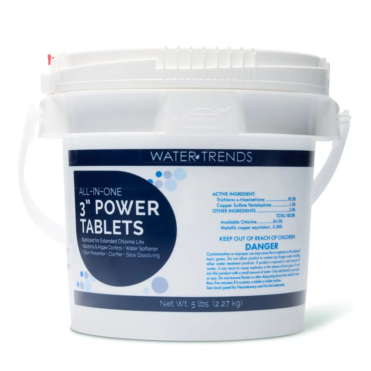 5 lbs. Of WATER TRENDS 6 - in - 1 - 3" Power Tabs - WaterTrendsStore - 571