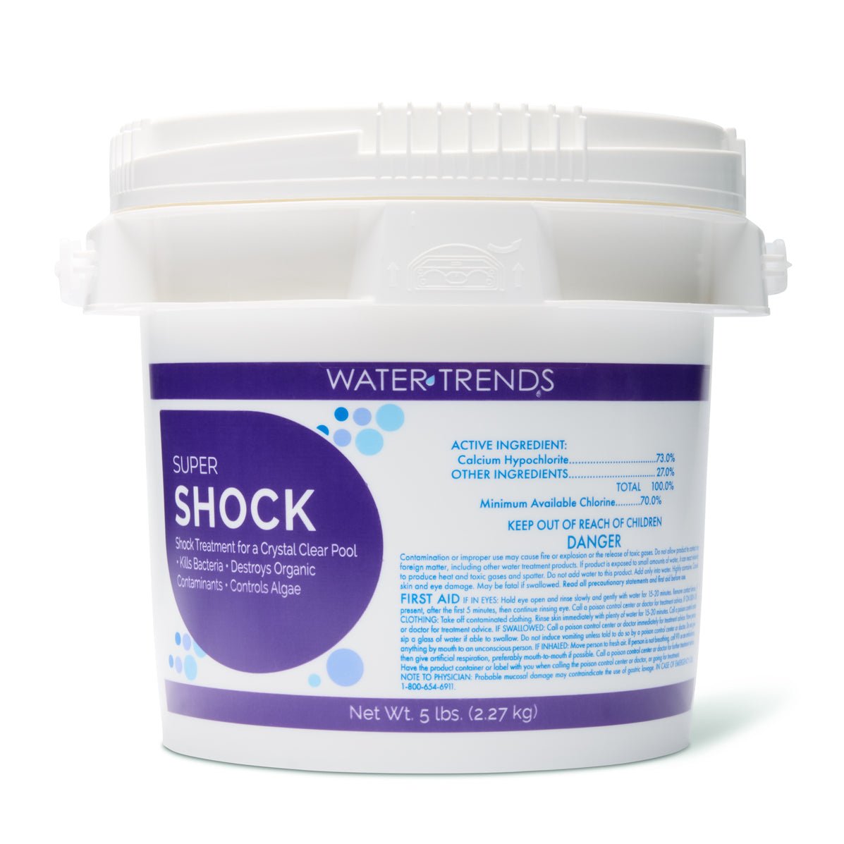 5 lbs. Of WATER TRENDS 73% Super Shock - WaterTrendsStore - 504