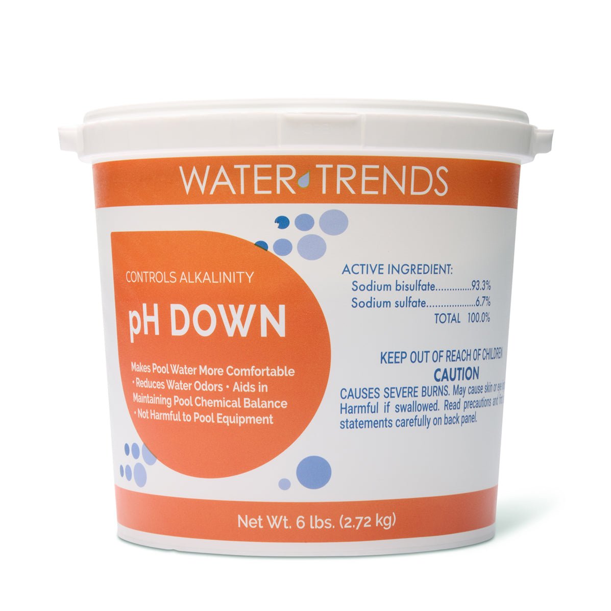 6 lbs. Of WATER TRENDS pH Down - WaterTrendsStore - 554