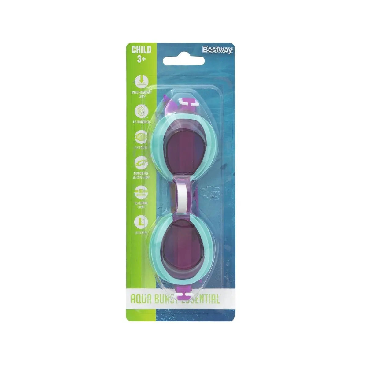 Aqua Burst Essential Goggles - WaterTrendsStore - Purple - 3150