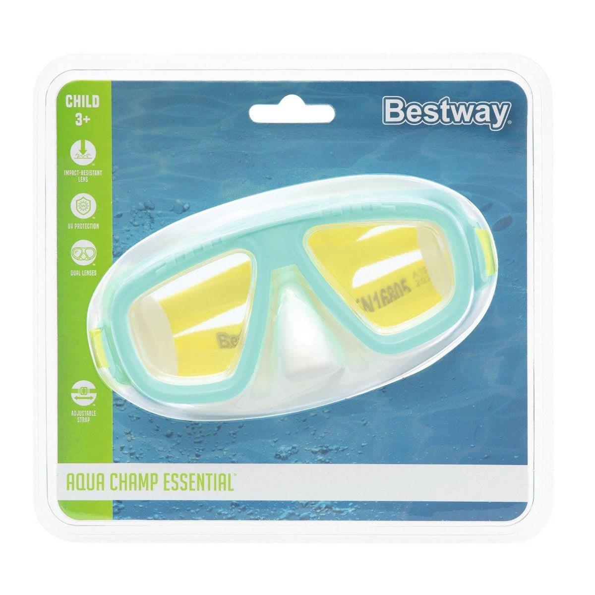 Aqua Champ Essential Mask - WaterTrendsStore - Turquoise - 3151