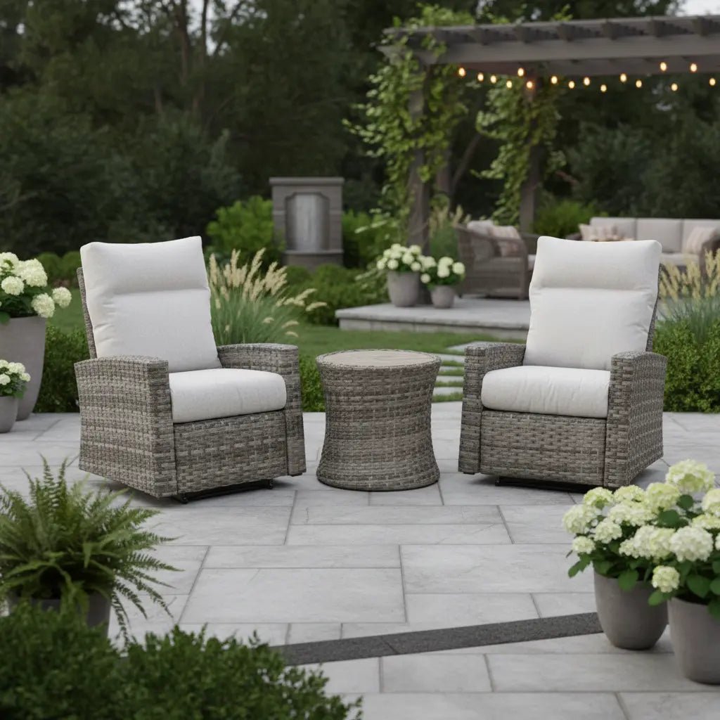 Arcadia 3 Piece Recliner Group - Grey - WaterTrendsStore - 85922