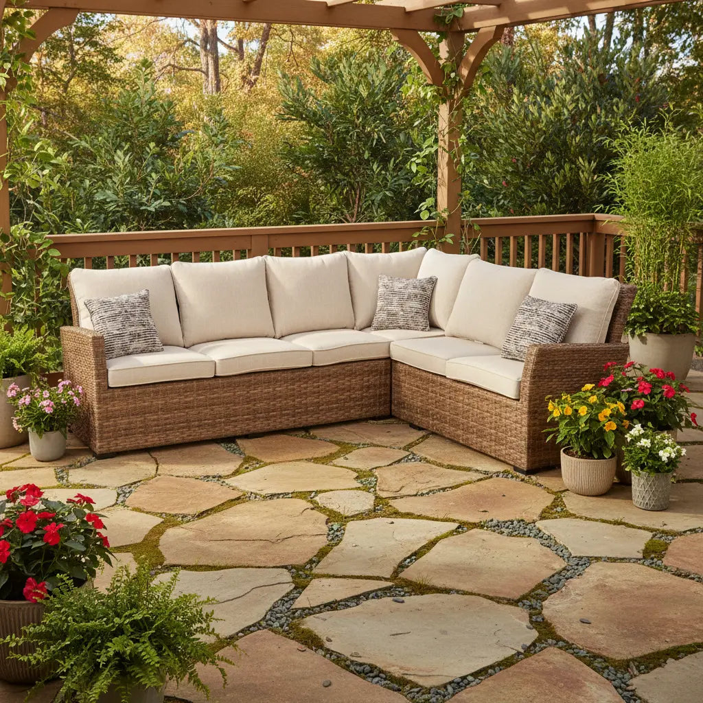 Arcadia Sectional Group - Driftwood - WaterTrendsStore - None - 46151