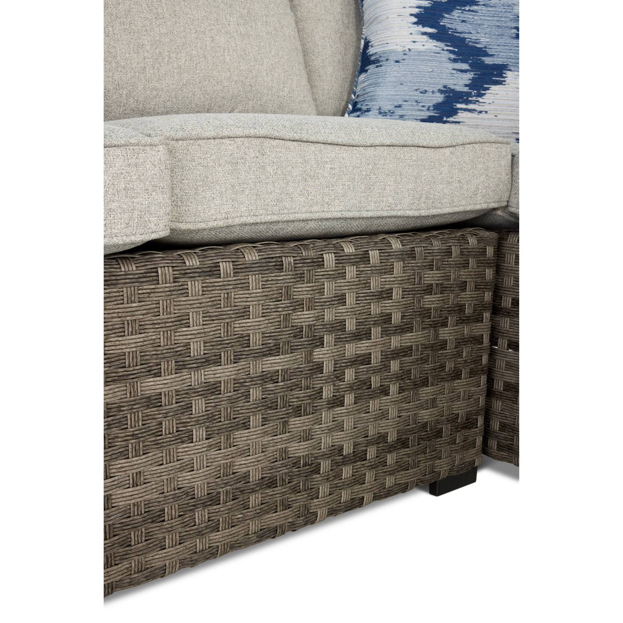 Arcadia Sectional Group - Grey - WaterTrendsStore - Conversation Table w/ (2) Cube Ottomans - $500.00 - 85921