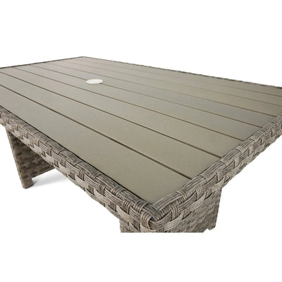 Arcadia Sectional Group - Grey - WaterTrendsStore - Conversation Table w/ (2) Cube Ottomans - $500.00 - 85921