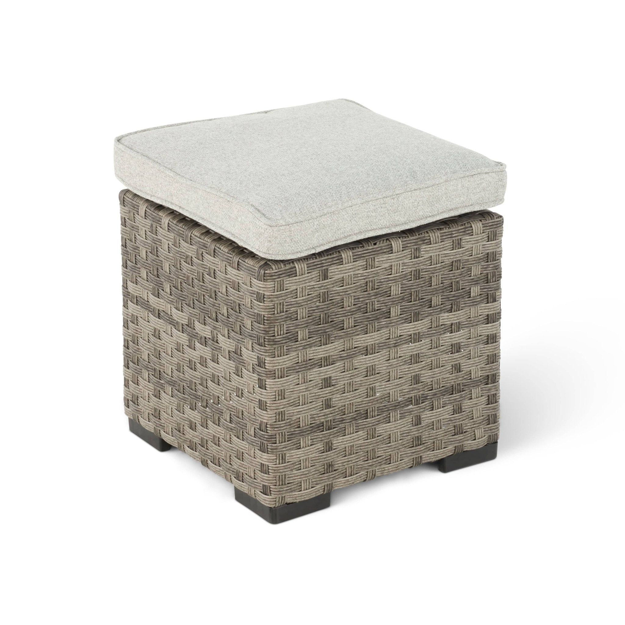 Arcadia Sectional Group - Grey - WaterTrendsStore - Conversation Table w/ (2) Cube Ottomans - $500.00 - 85921