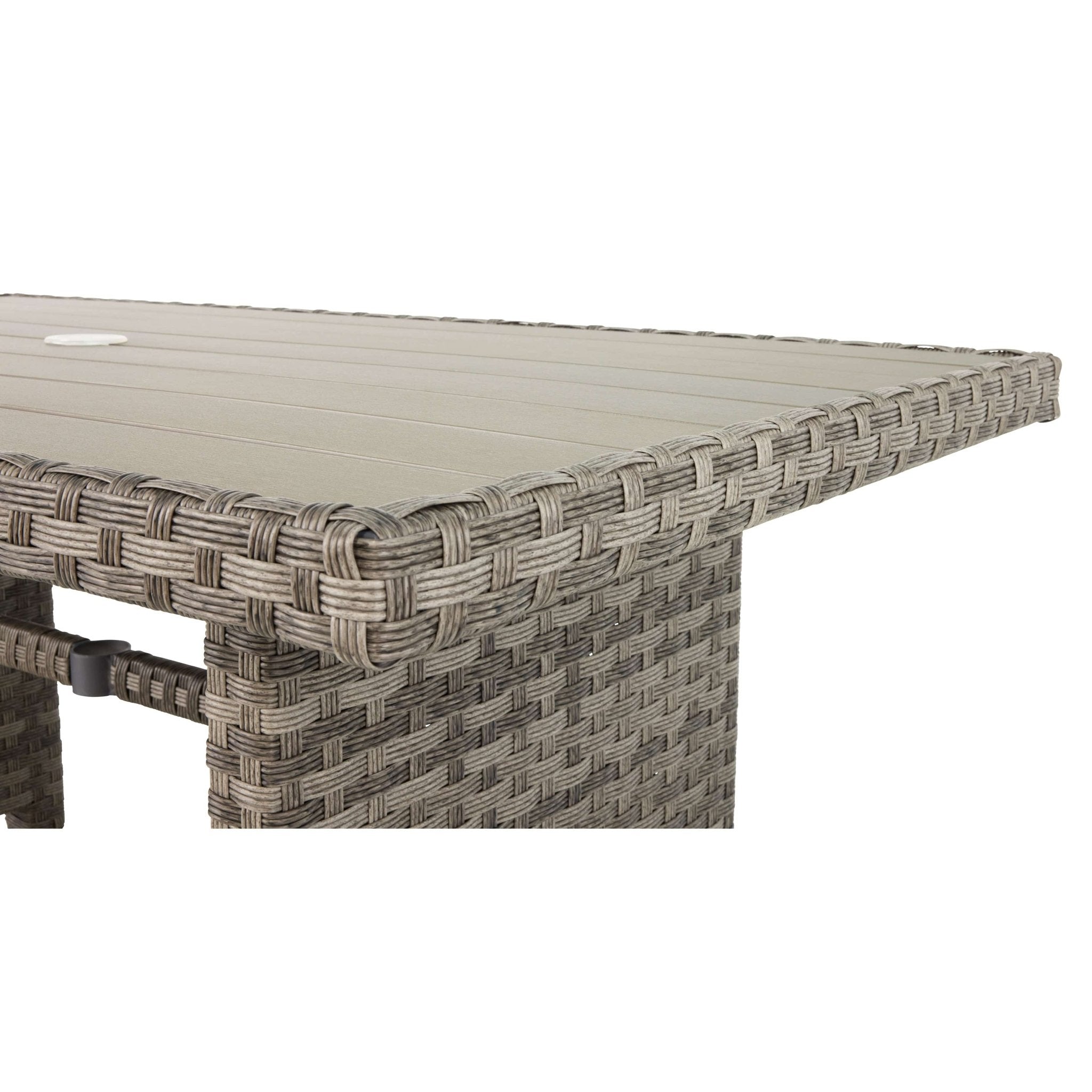 Arcadia Sectional Group - Grey - WaterTrendsStore - Conversation Table w/ (2) Cube Ottomans - $500.00 - 85921