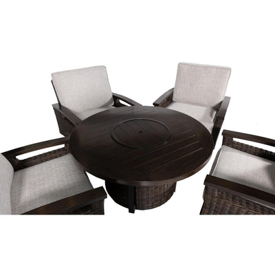 Bayfield 5 Piece Firepit Chat Group - WaterTrendsStore - 84877