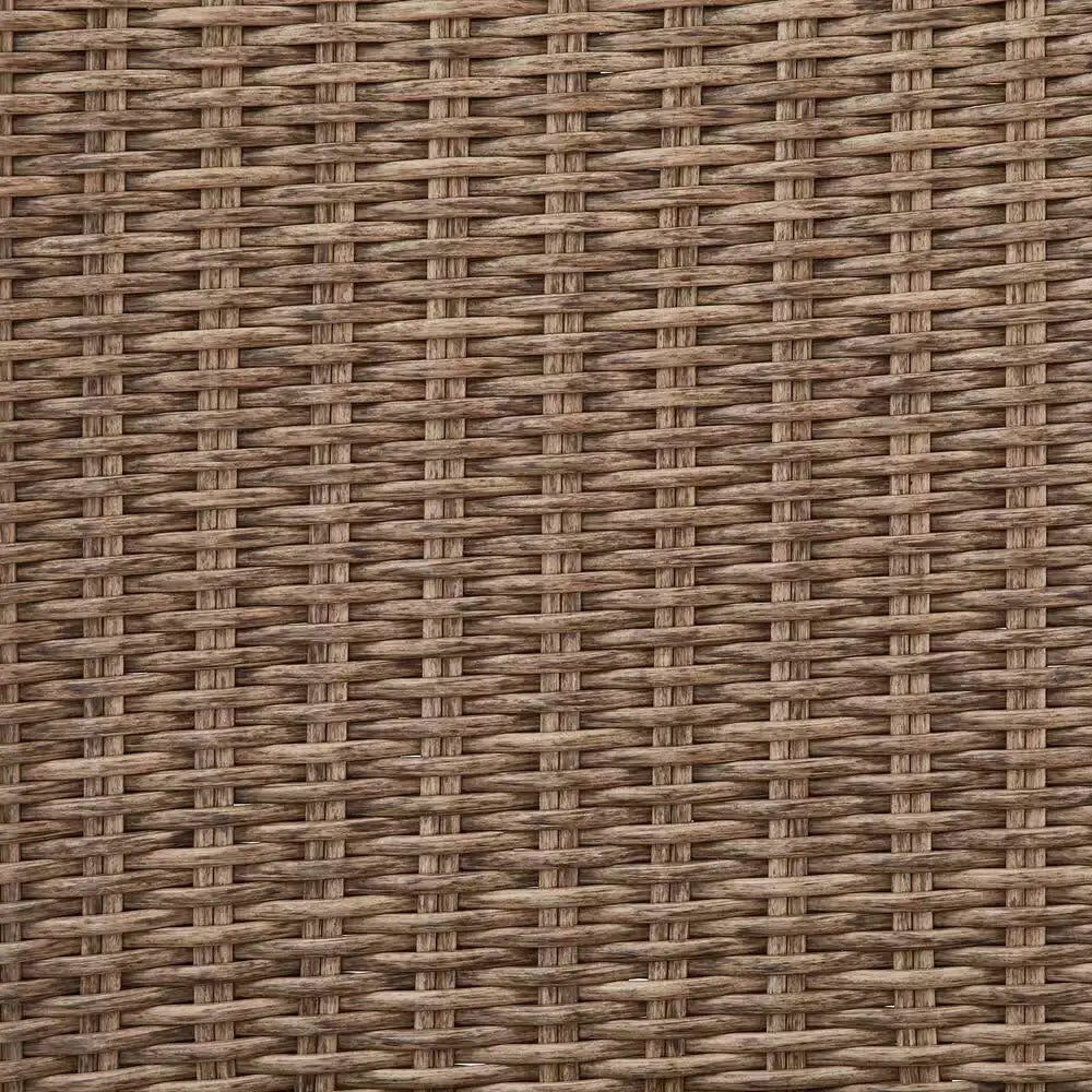 Bayfield 9 Piece Bar Height Fire Table Group - WaterTrendsStore - Driftwood Weave - 72166