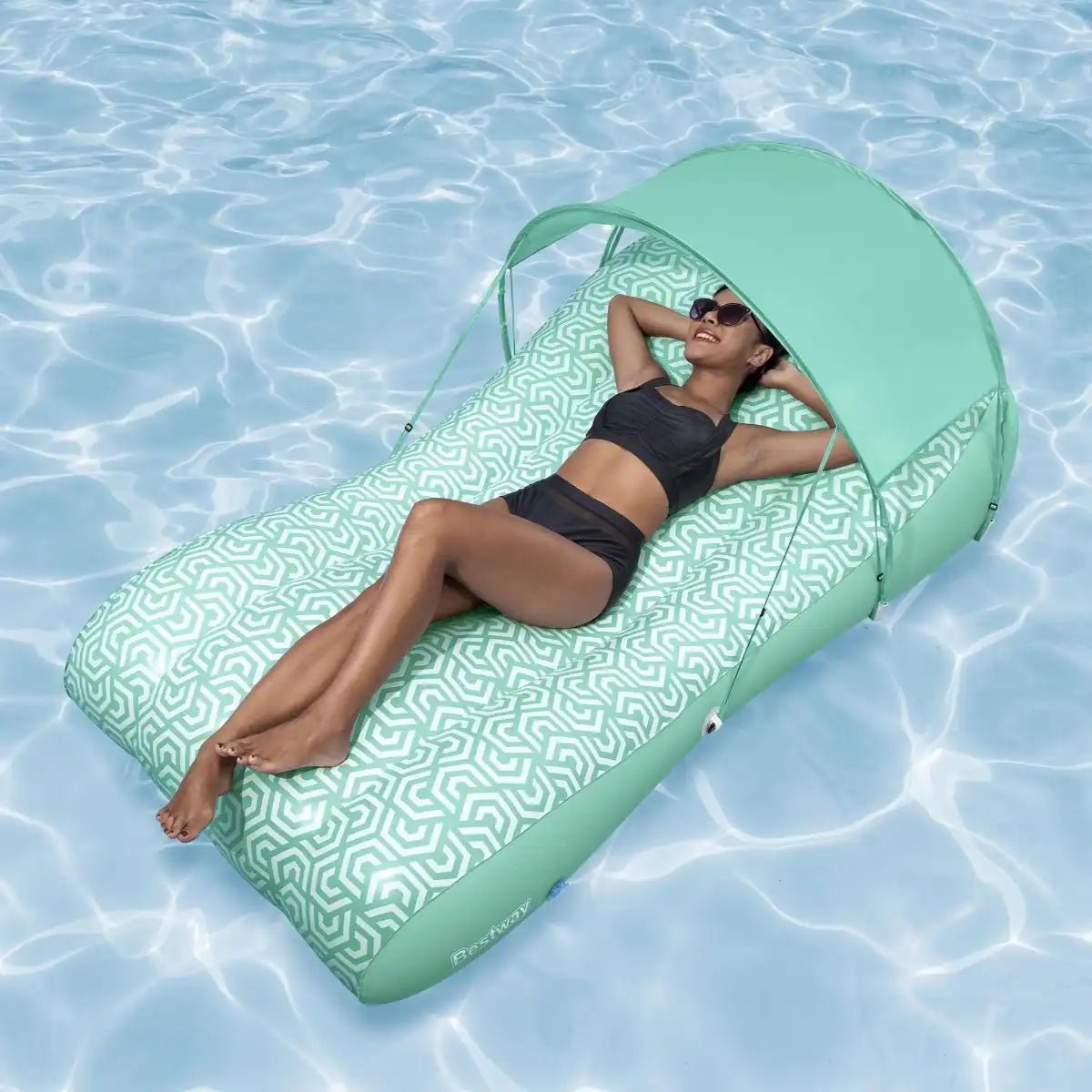 Comfy Chill Shaded Inflatable Lounge - WaterTrendsStore - 3148