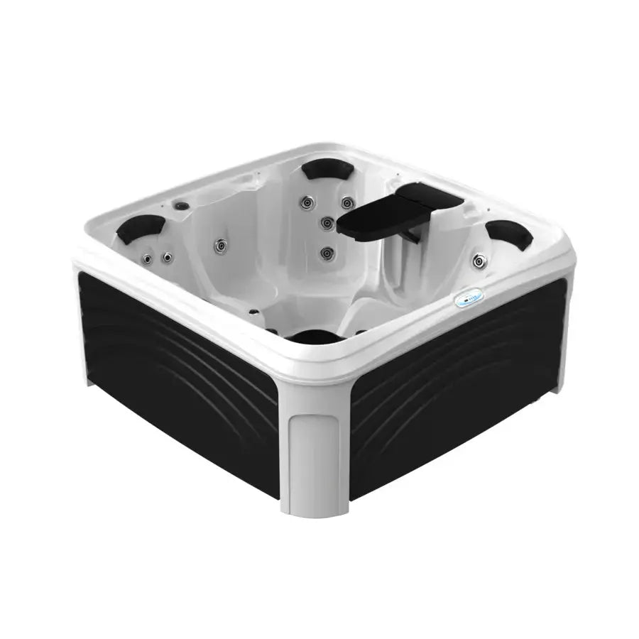 Dreammaker Cabana 2500L - WaterTrendsStore - White Diamond Spa with Black Panels - 