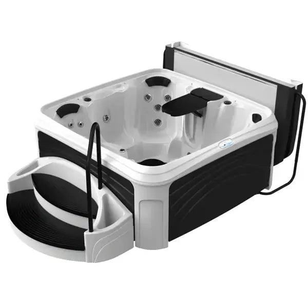 Dreammaker Cabana 2500S Suite - WaterTrendsStore - White Diamond Spa with Black Panels - 