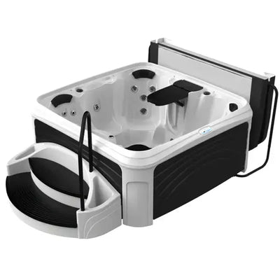 Dreammaker Cabana 2500S Suite - WaterTrendsStore - White Diamond Spa with Black Panels - 