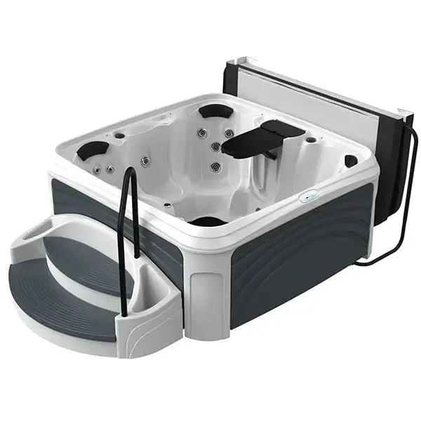 Dreammaker Cabana 2500S Suite - WaterTrendsStore - White Diamond Spa with Gray Panels - 