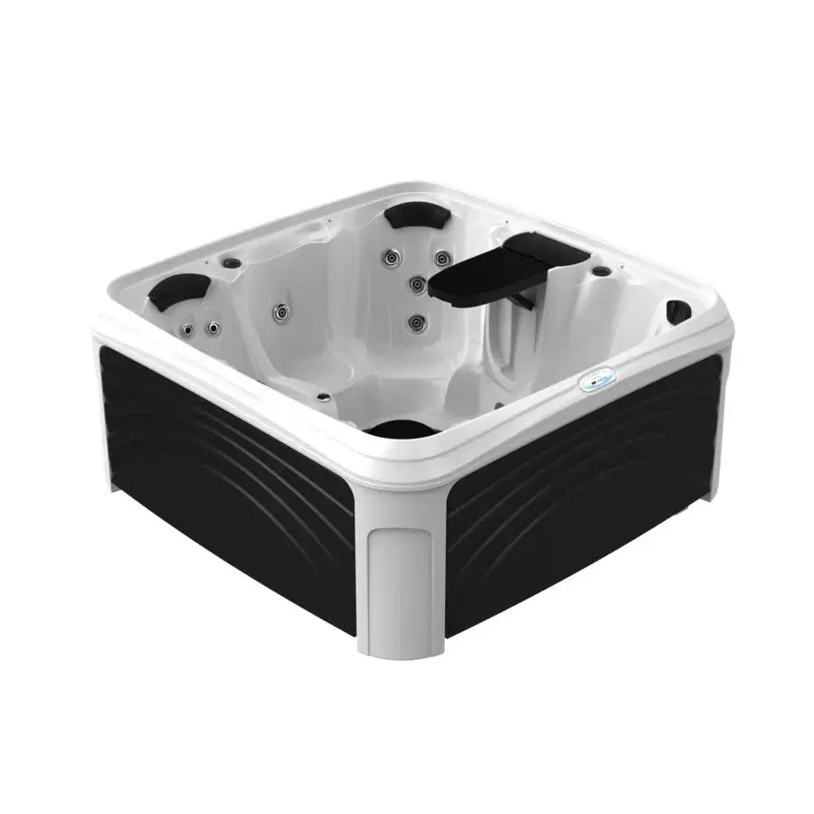 Dreammaker Cabana 2500S - WaterTrendsStore - White Diamond Spa with Black Panels - 