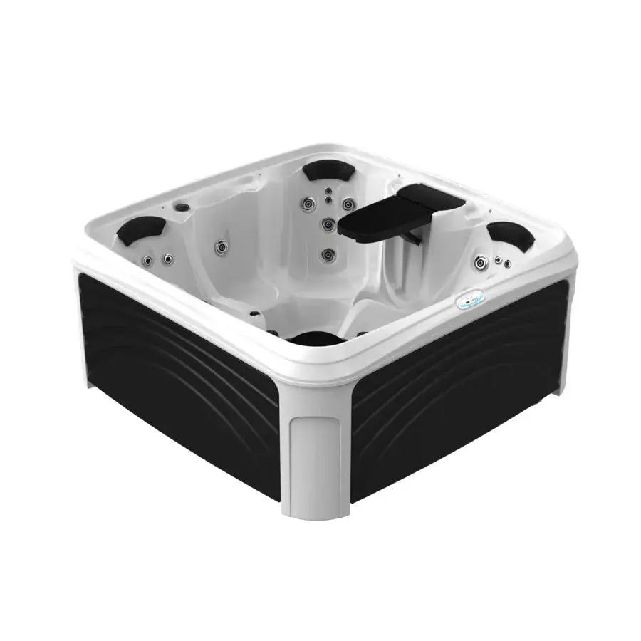 Dreammaker Cabana 3500L - WaterTrendsStore - White Diamond Spa with Black Panels - 