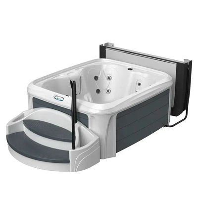 Dreammaker Comfort 2000S Suite - WaterTrendsStore - White Diamond Spa with Gray Panels - 