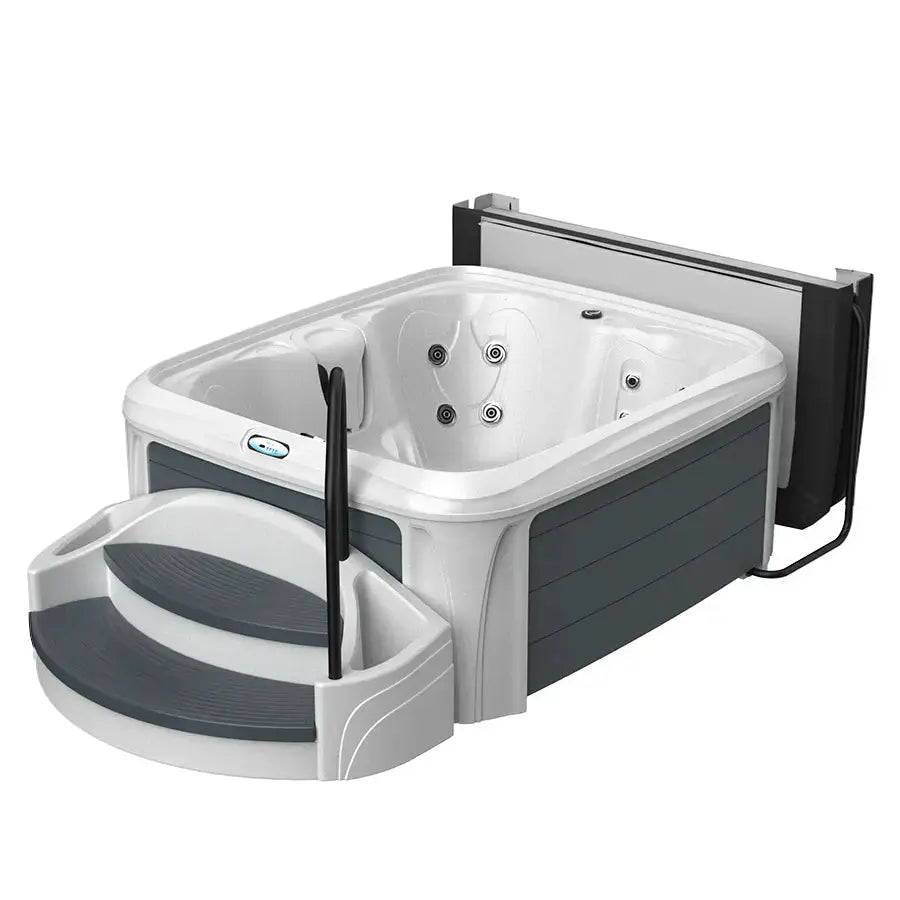 Dreammaker Comfort 2000S Suite - WaterTrendsStore - White Diamond Spa with Gray Panels - 