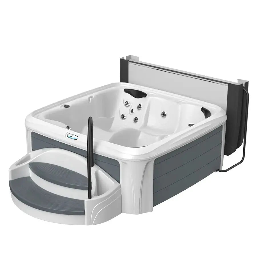 Dreammaker Comfort 2300L Suite - WaterTrendsStore - White Diamond Spa with Gray Panels - 