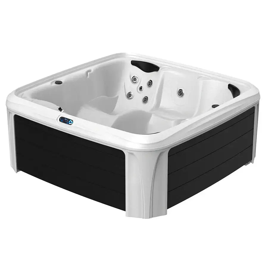 Dreammaker Comfort 2300L - WaterTrendsStore - White Diamond Spa with Black Panels - 