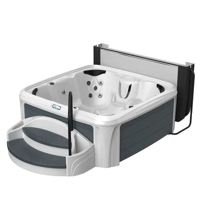 Dreammaker Comfort 2300S Suite - WaterTrendsStore - White Diamond Spa with Gray Panels - 