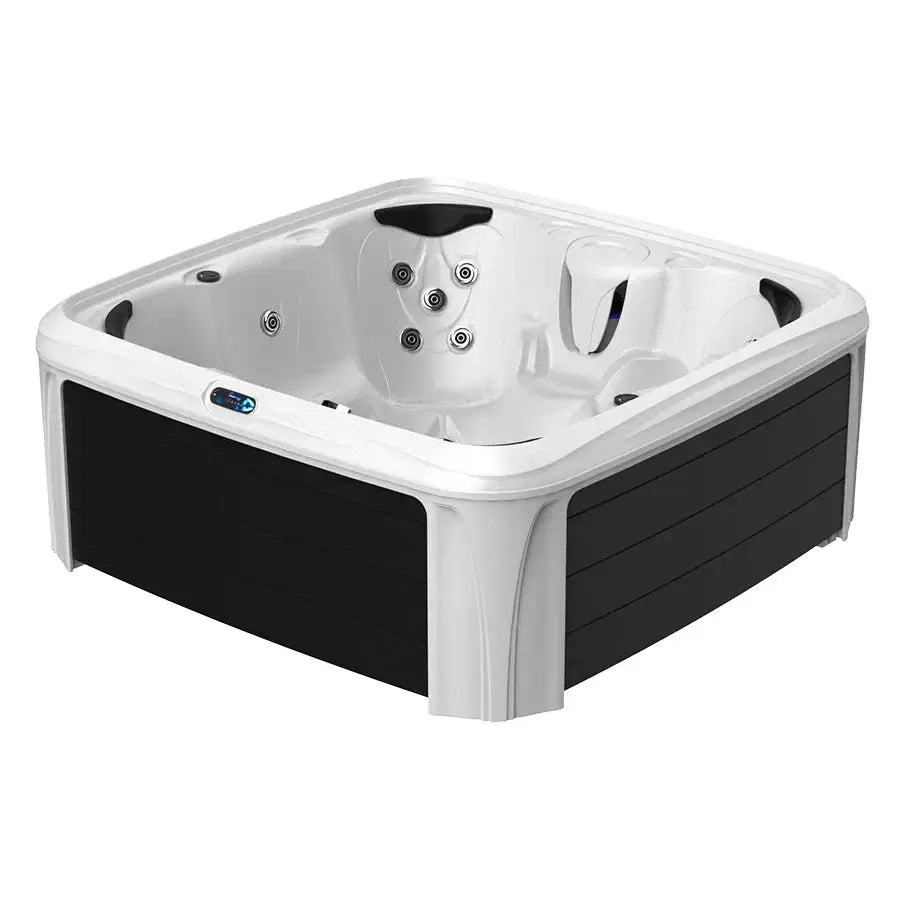 Dreammaker Comfort 2300S - WaterTrendsStore - White Diamond Spa with Black Panels - 