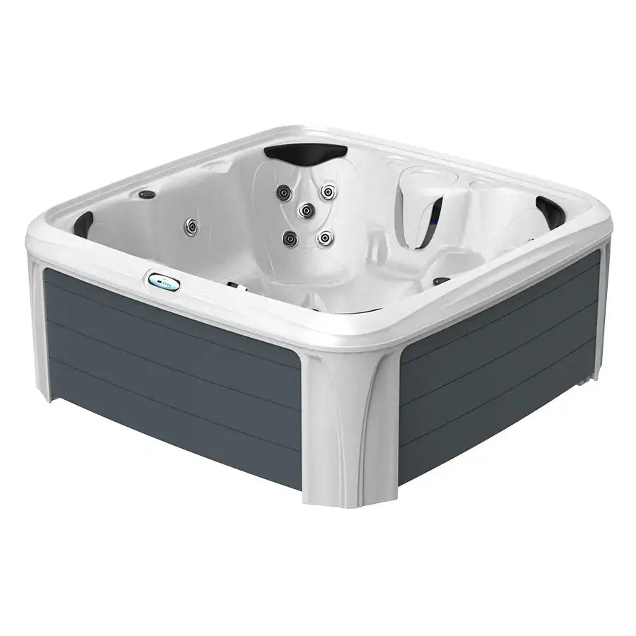 Dreammaker Comfort 2300S - WaterTrendsStore - White Diamond Spa with Gray Panels - 