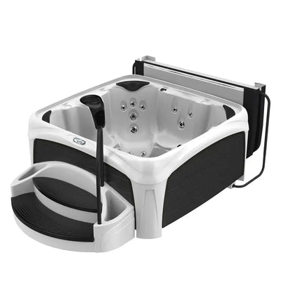 Dreammaker Crossover 730S Suite - WaterTrendsStore - White Diamond Spa with Black Panels - 