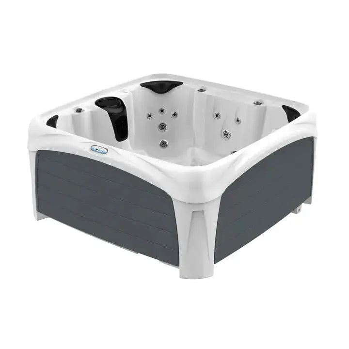 Dreammaker Crossover 730S - WaterTrendsStore - White Diamond Spa with Gray Panels - 