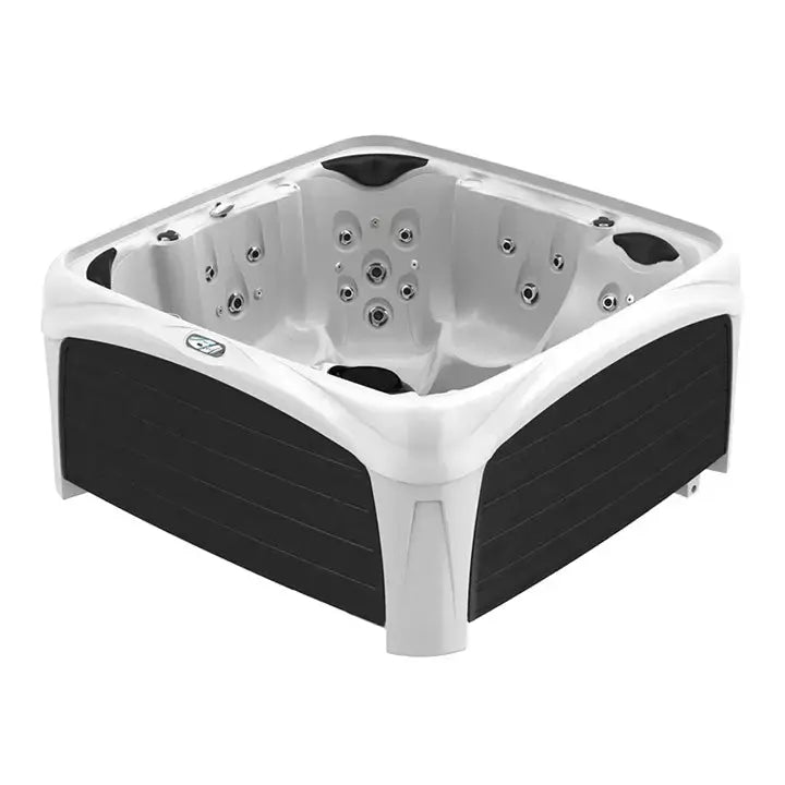 Dreammaker Crossover 740L - WaterTrendsStore - White Diamond Spa with Black Panels - 