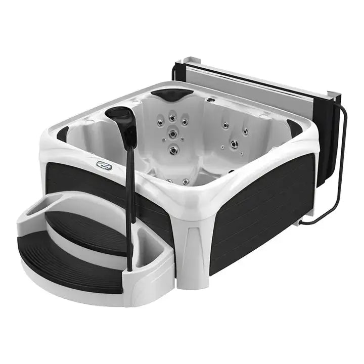 Dreammaker Crossover 740S Suite - WaterTrendsStore - White Diamond Spa with Gray Panels - 
