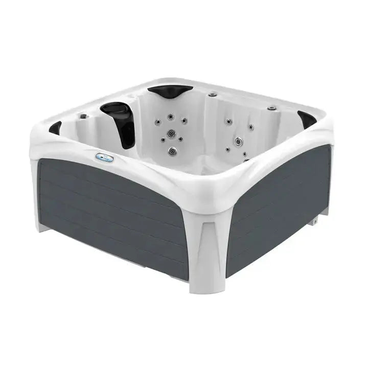 Dreammaker Crossover 740S - WaterTrendsStore - White Diamond Spa with Gray Panels - 