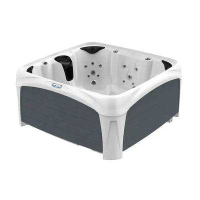 Dreammaker Crossover 740S - WaterTrendsStore - White Diamond Spa with Gray Panels - 