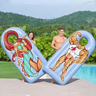 Face Flip Inflatable Mattress - WaterTrendsStore - 1224