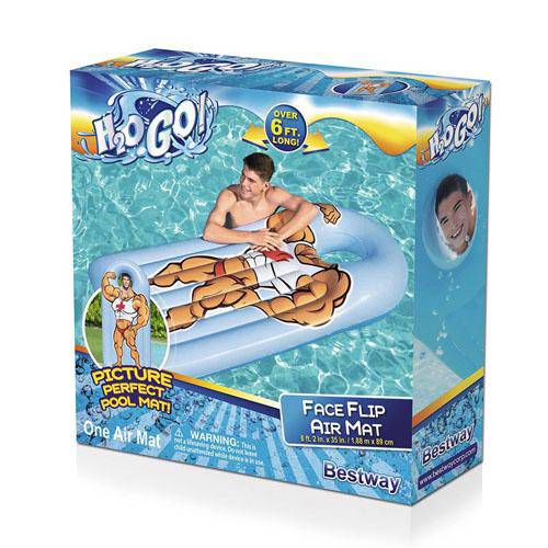 Face Flip Inflatable Mattress - WaterTrendsStore - 1224