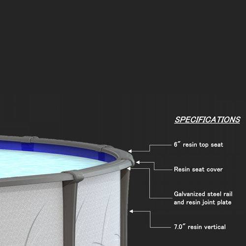 Freedom Self Install Pool - 54" W/ Gold Equipment Package - WaterTrendsStore - 12' Round - 