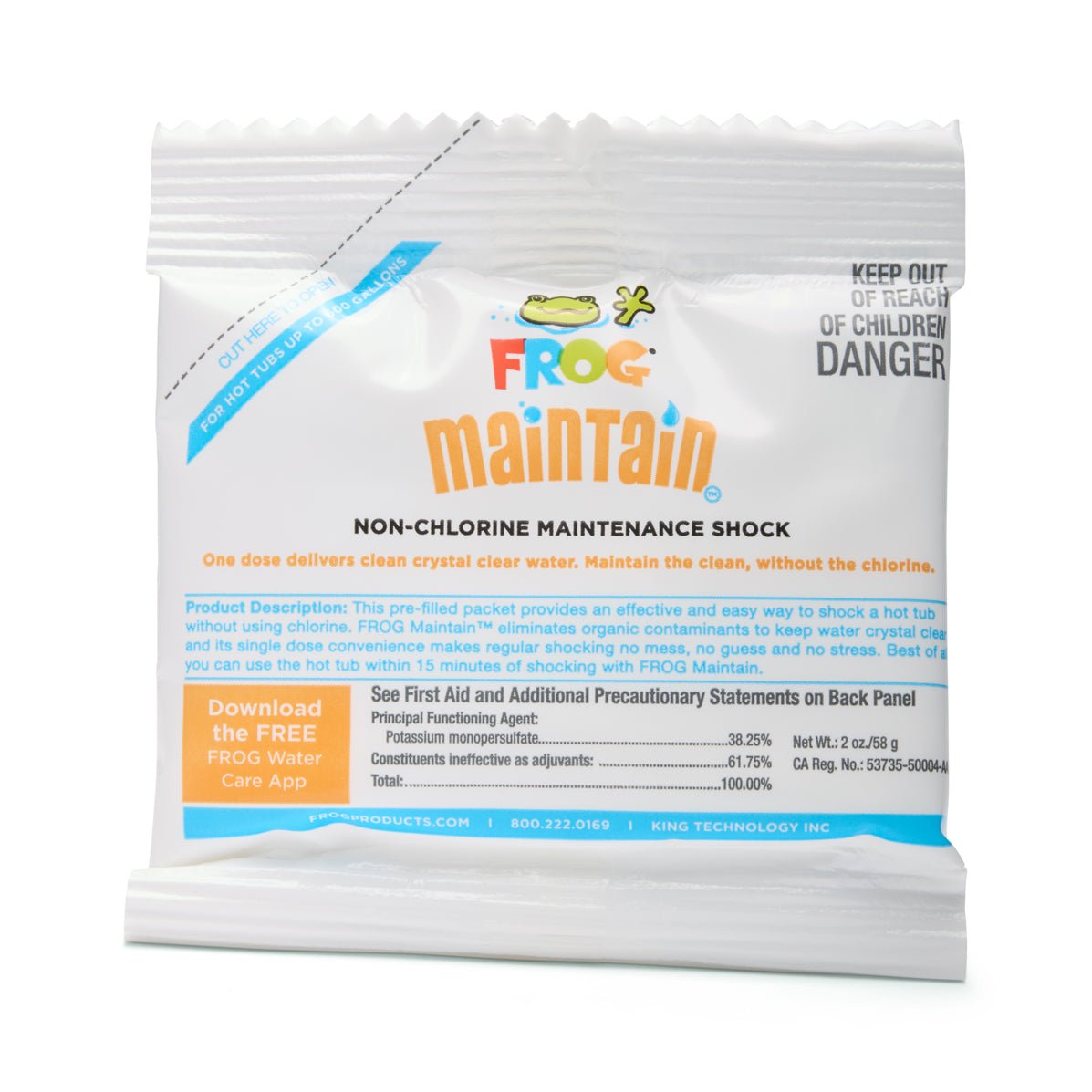 Frog Maintain Non - Chlorine Maintenance Shock Packet - WaterTrendsStore - 19332