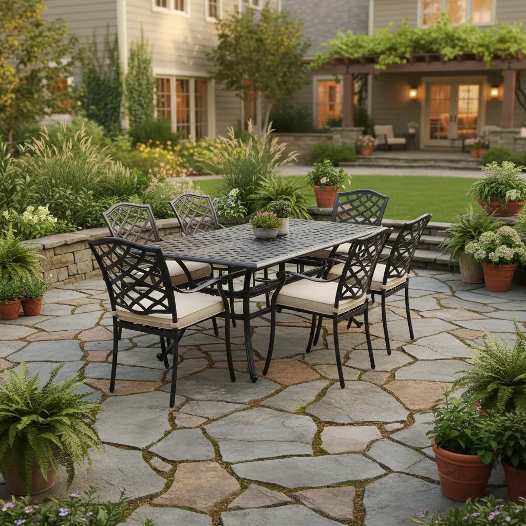 Hanley 7 Piece Dining Group - WaterTrendsStore - 72279