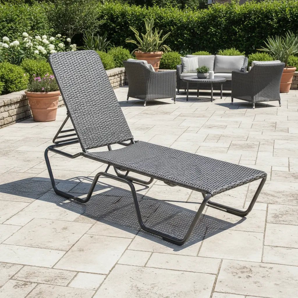 Kabana Roasted Pecan Woven Chaise - WaterTrendsStore - None - 17251