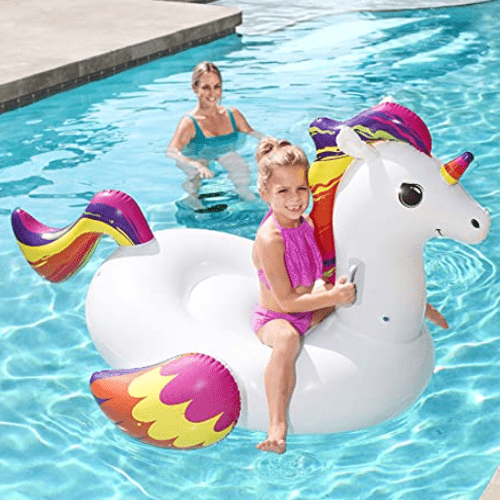 Large Fantasy Unicorn Inflatable Ride On - WaterTrendsStore - 1165