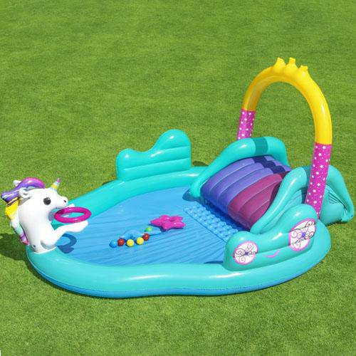 Magical Unicorn Carriage Inflatable Center - WaterTrendsStore - 1486