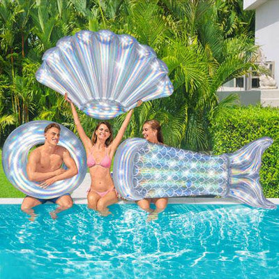 Mermaid Tale Inflatable Lounge Mattress - WaterTrendsStore - 1227
