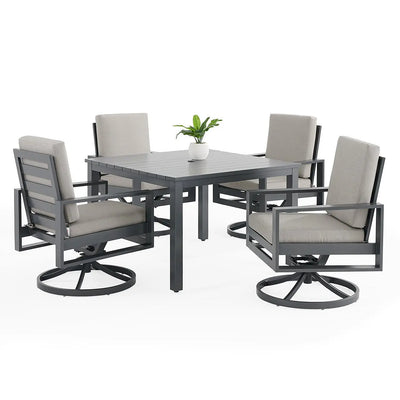Newport Grey 5 Piece Dining Group - Spectrum Dove - WaterTrendsStore - 43404