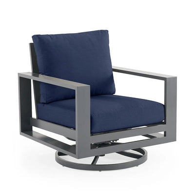 Newport Grey 5 Piece Loveseat Group - Spectrum Indigo - WaterTrendsStore - 43400